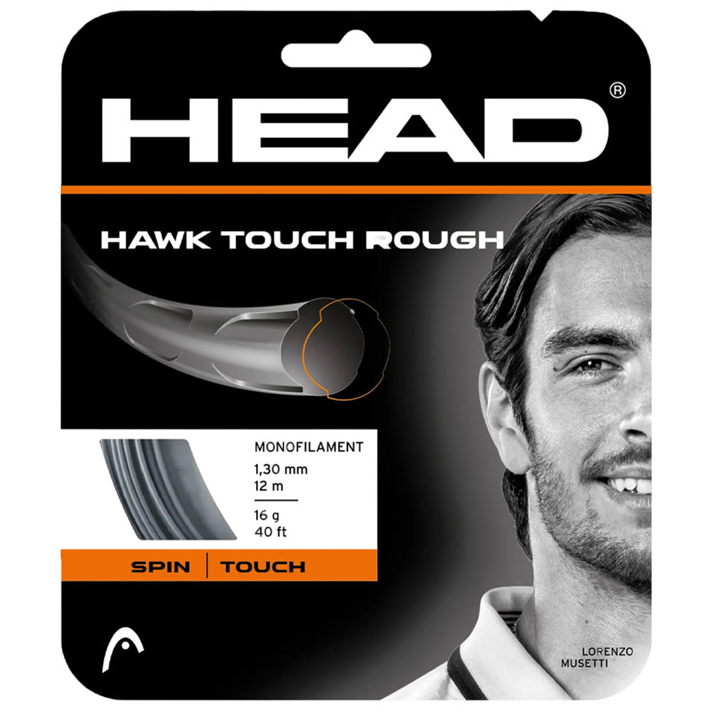 HEAD Hawk Touch Rough 16G Black Tennis Strings