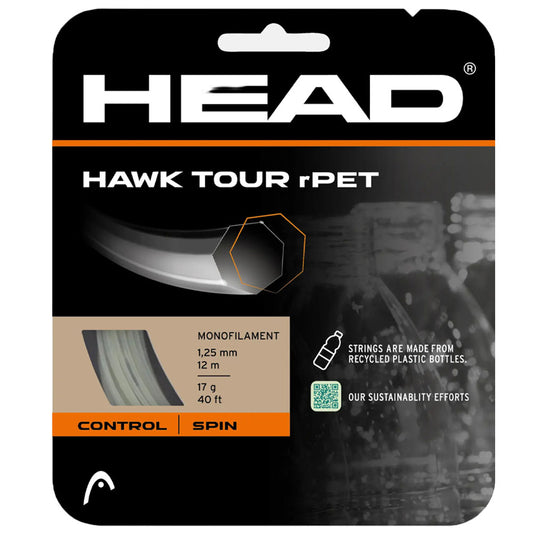 HEAD Hawk Tour rPET 17G Natural Tennis Strings