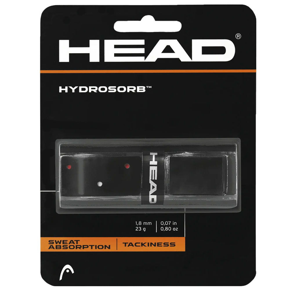 HEAD Hydrosorb™ Tennis Replacement Grip , Black-Red