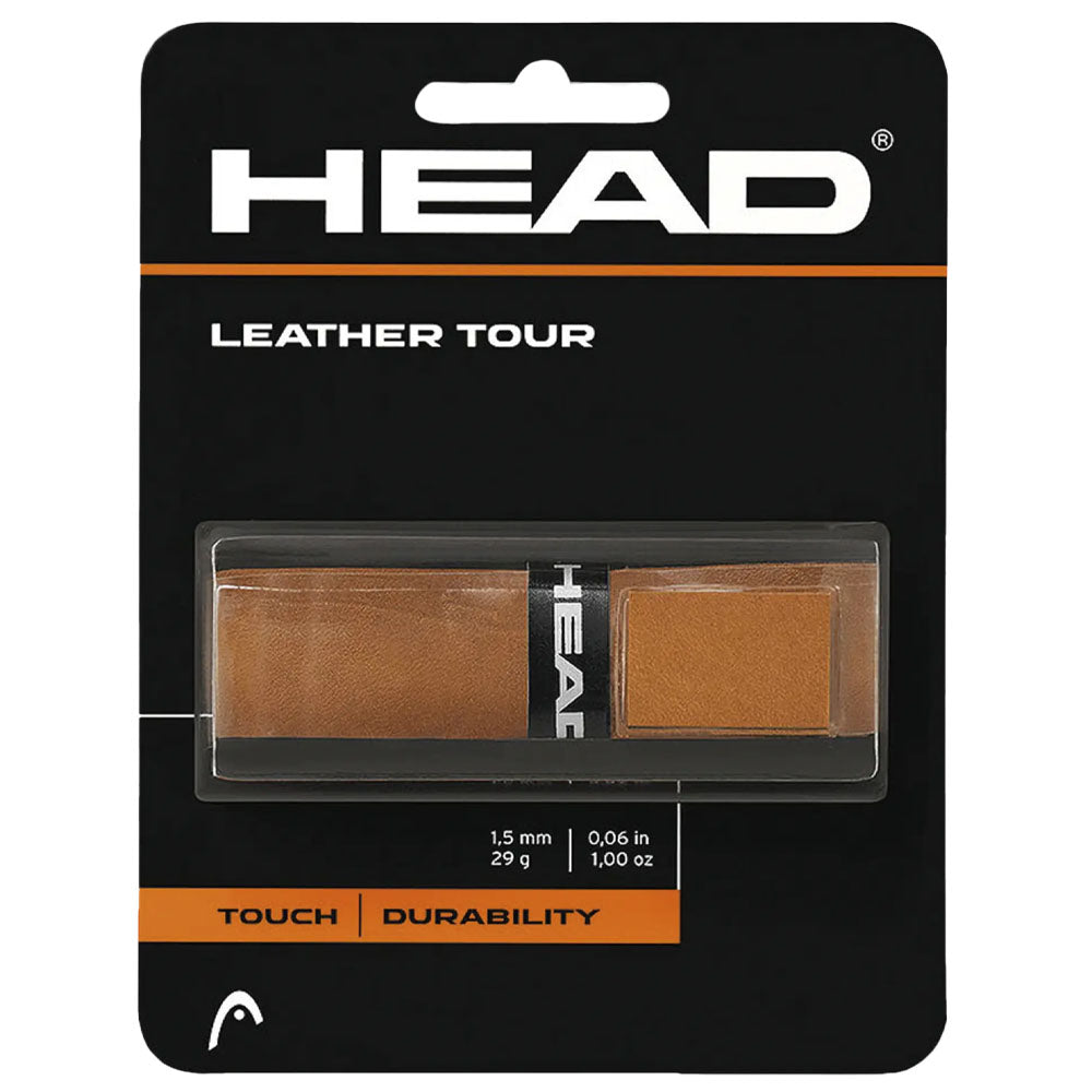 HEAD Leather Tour Tennis Replacement Grip , Brown