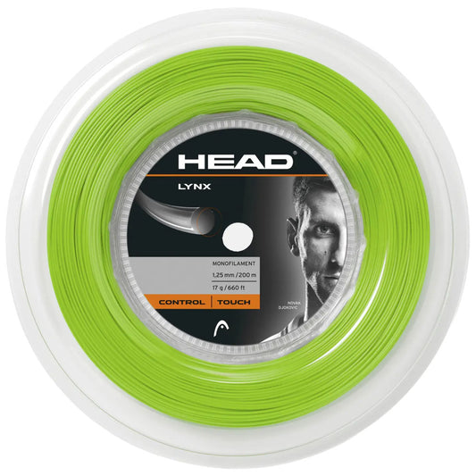 HEAD Lynx 200M Tennis Strings Reel , Green