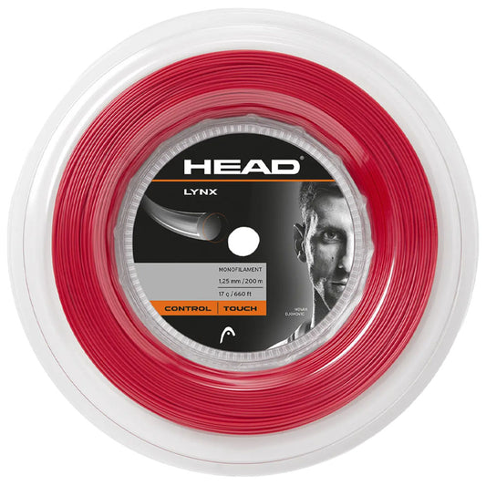 HEAD Lynx 200M Tennis Strings Reel , Red