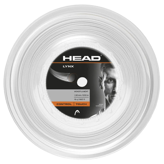 HEAD Lynx 200M Tennis Strings Reel , White