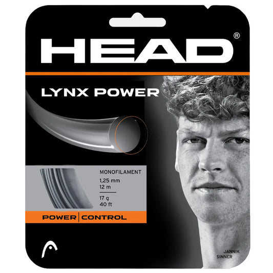HEAD Lynx Power 17G Silver Tennis Strings