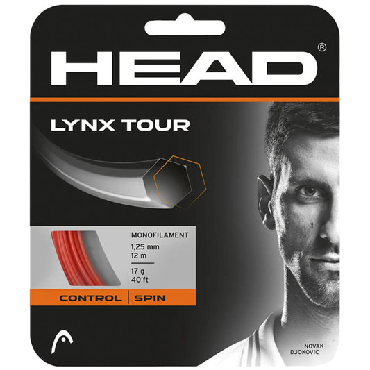 HEAD Lynx Tour 17G Orange Tennis Strings