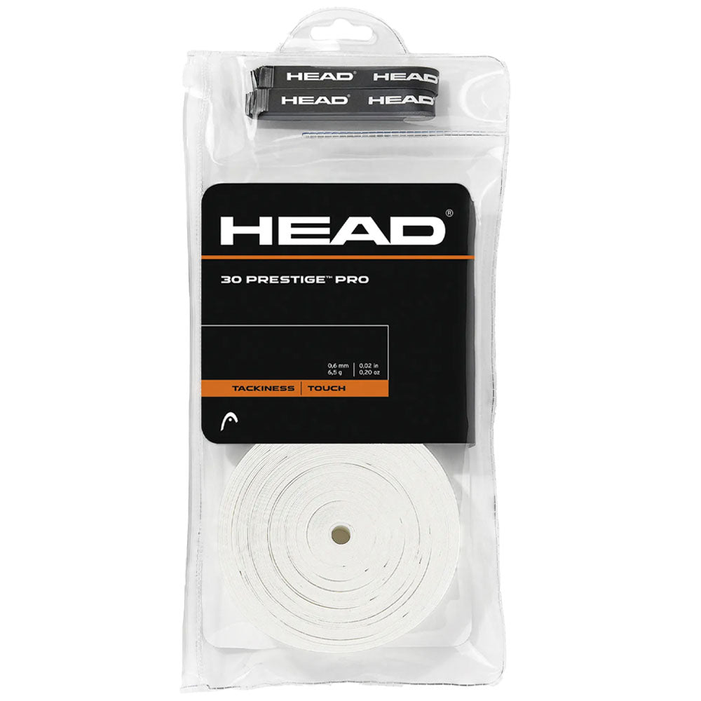 HEAD Prestige™ Pro 30 Tennis Overgrip , White