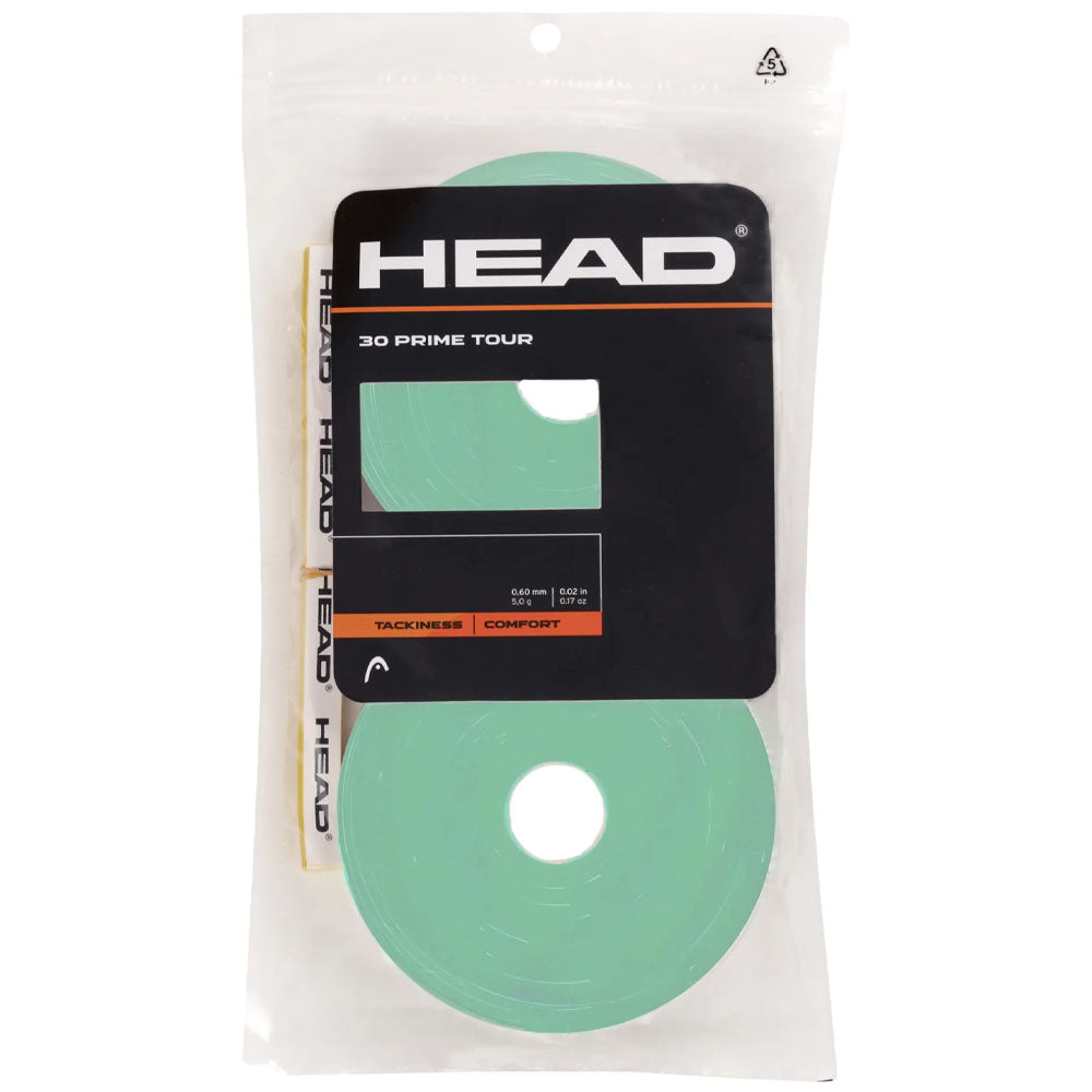 HEAD Prime Tour 30 Tennis Overgrip , Mint