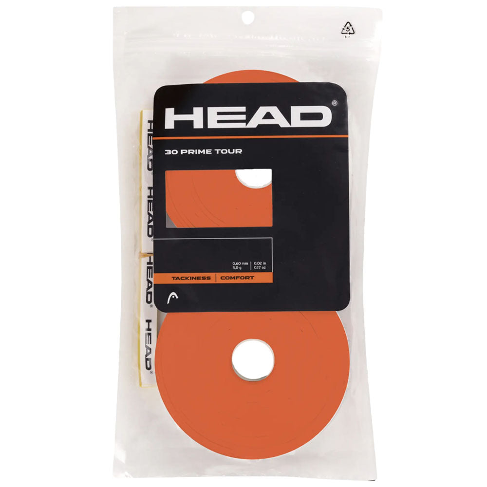 HEAD Prime Tour 30 Tennis Overgrip , Orange