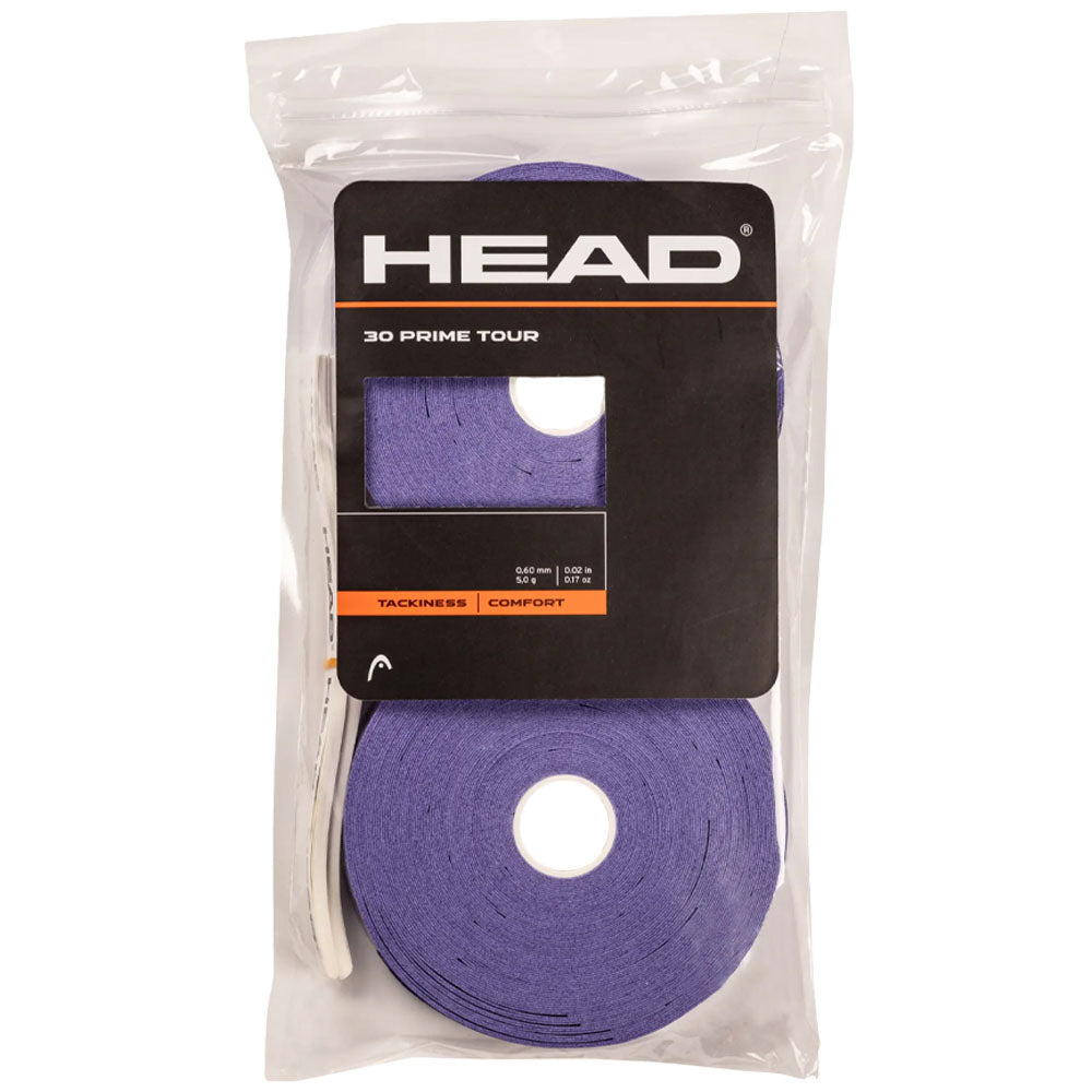 HEAD Prime Tour 30 Tennis Overgrip , Purple
