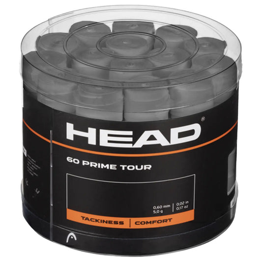 HEAD Prime Tour 60 Tennis Overgrip , Grey
