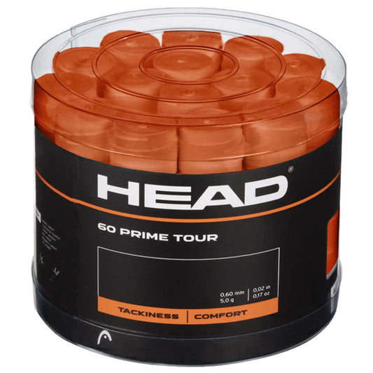 HEAD Prime Tour 60 Tennis Overgrip , Orange