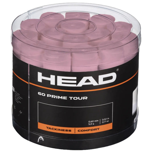 HEAD Prime Tour 60 Tennis Overgrip , Pink