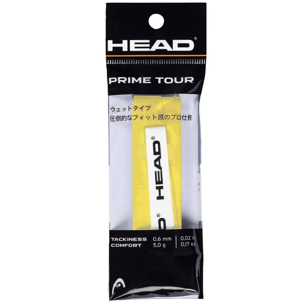 HEAD Prime Tour Tennis Overgrip , Yellow