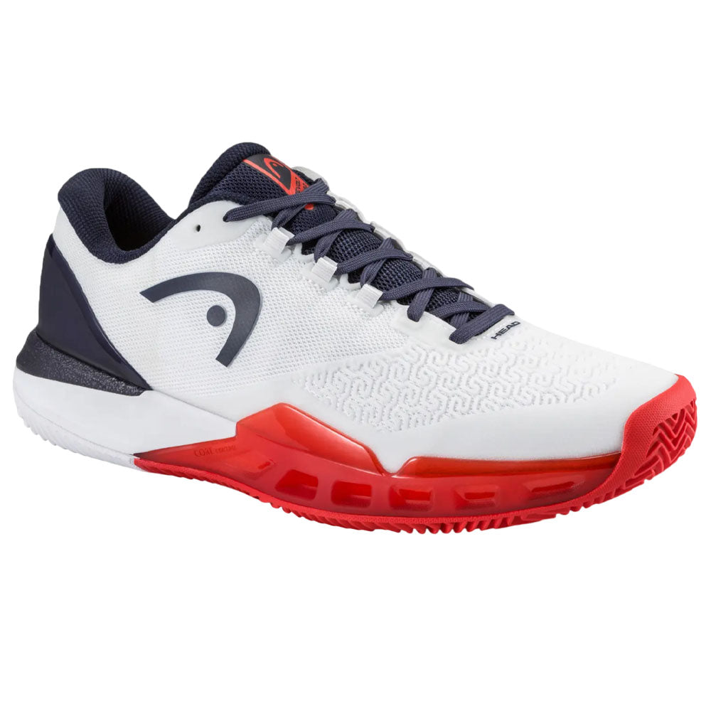 HEAD Revolt Pro 5.0 Clay Men Tennis Shoes , White/Navy