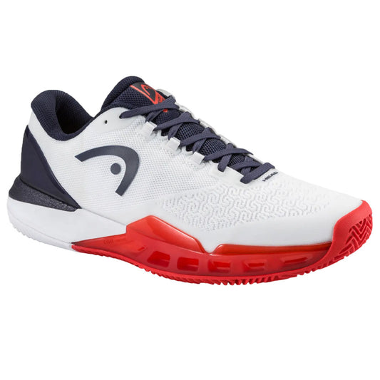 HEAD Revolt Pro 5.0 Clay Men Tennis Shoes , White/Navy