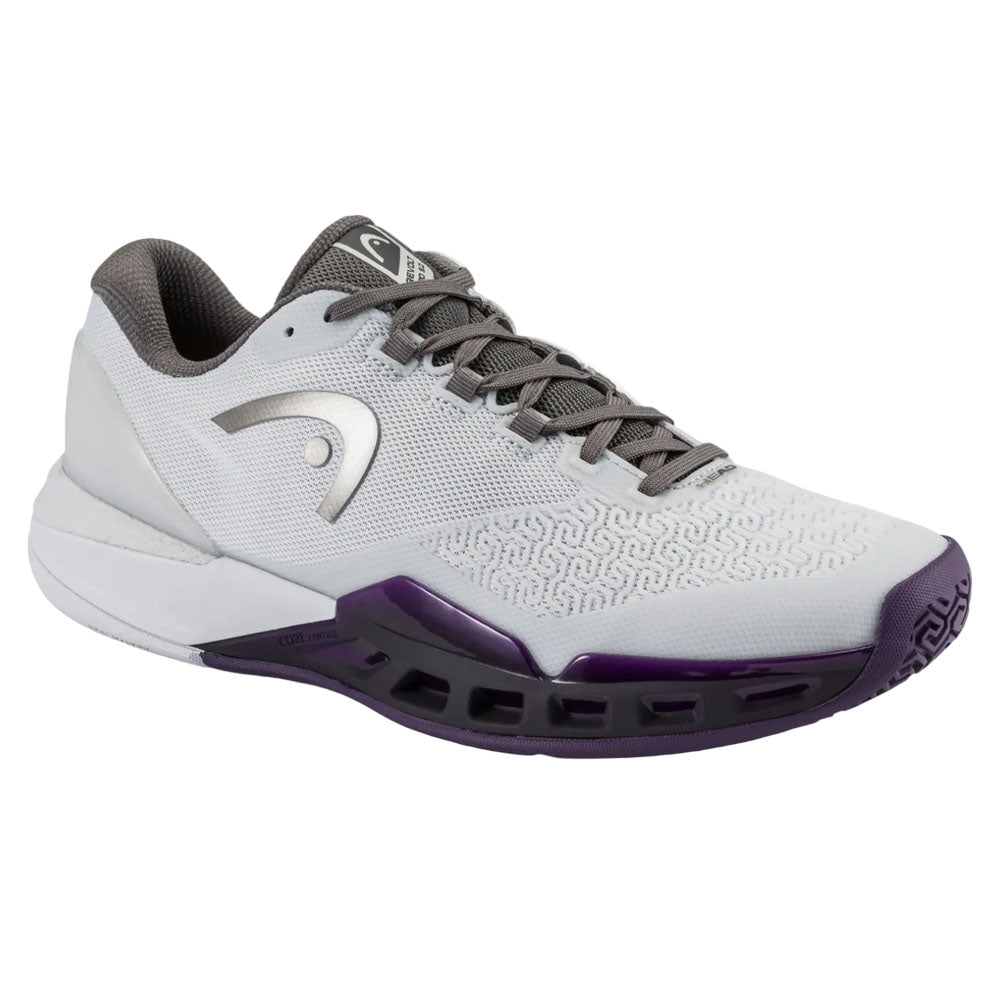 HEAD Revolt Pro 5.0 Men Tennis Shoes , Light Grey/Purple Night
