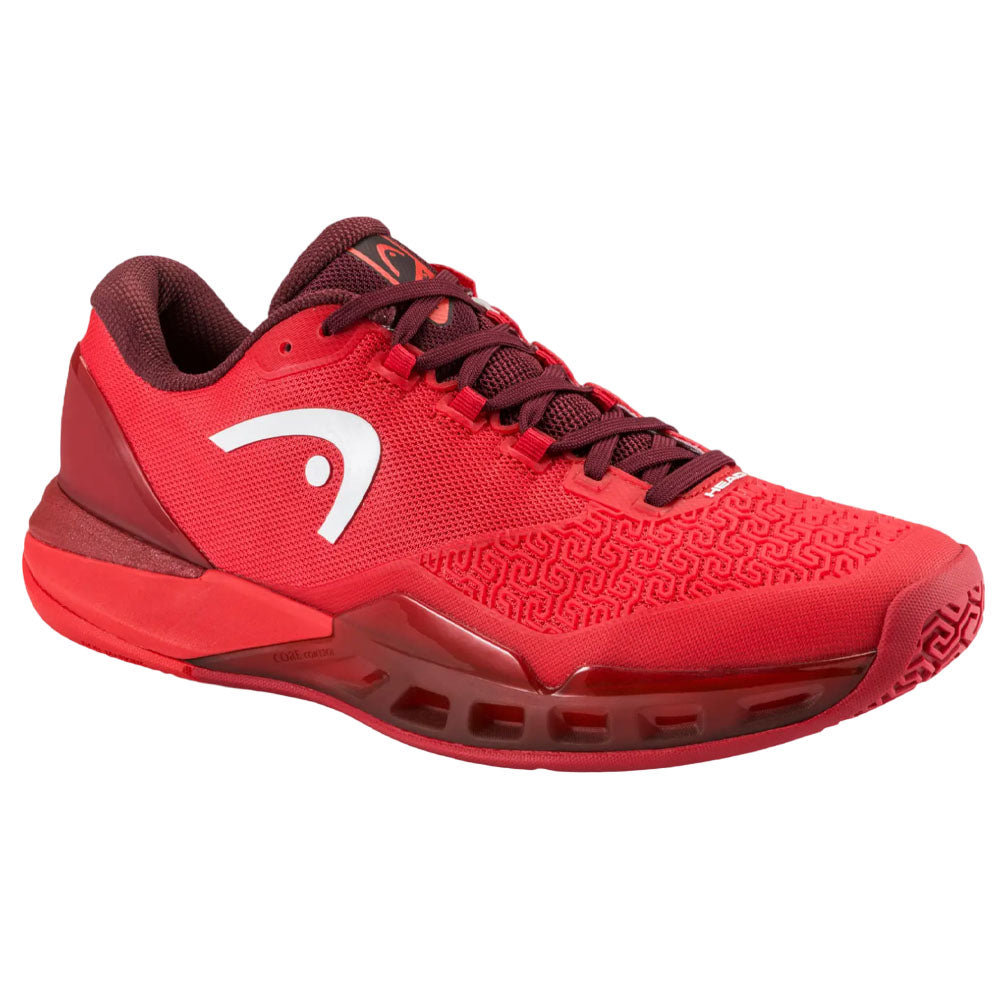 HEAD Revolt Pro 5.0 Men Tennis Shoes , Red/Dark Red