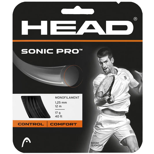 HEAD Sonic Pro ™ 17G Black Tennis Strings
