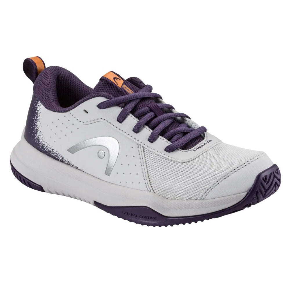 HEAD Sprint Court 4.0 Junior Tennis Shoes , Light Grey/Purple Night