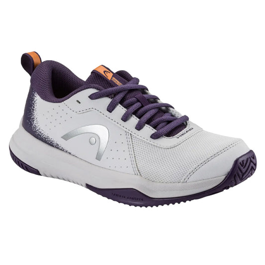 HEAD Sprint Court 4.0 Junior Tennis Shoes , Light Grey/Purple Night