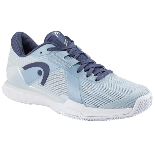 HEAD Sprint Pro 4.0 Clay Women Tennis Shoes , Light Blue/Dark Blue