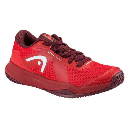 HEAD Sprint Pro 4.0 Junior Tennis Shoes , Red/Dark Red