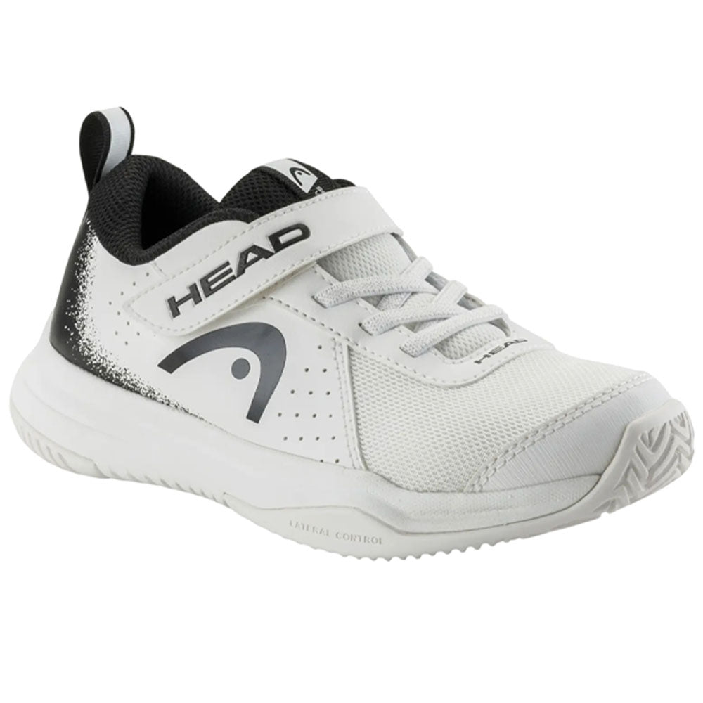HEAD Sprint Strap 4.0 Kids Tenis Shoes , White/Black