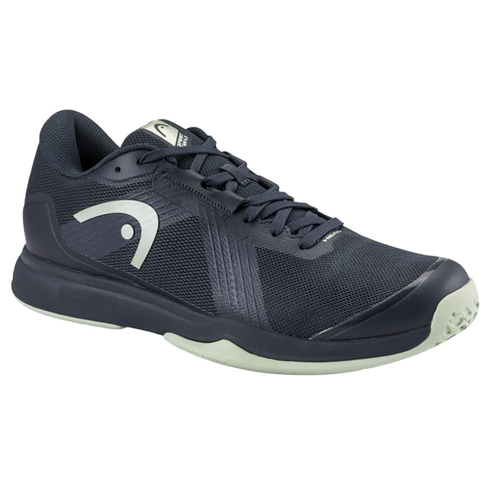 HEAD Sprint Team 4.0 Men Tennis Shoes , Navy/Cantaloupe Green
