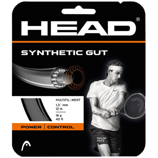 HEAD Synthetic Gut 16G Black Tennis Strings