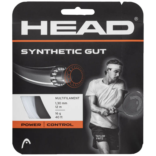 HEAD Synthetic Gut 16G White Tennis Strings