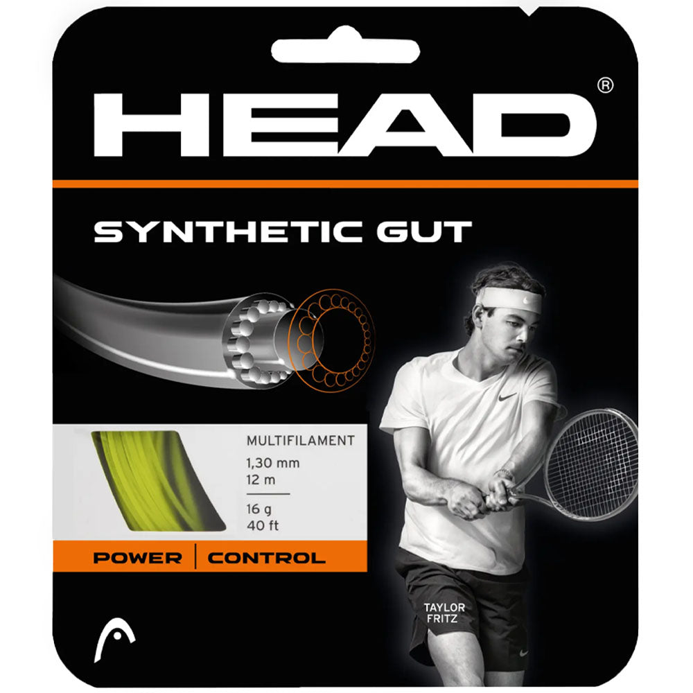 HEAD Synthetic Gut 16G Yellow Tennis Strings