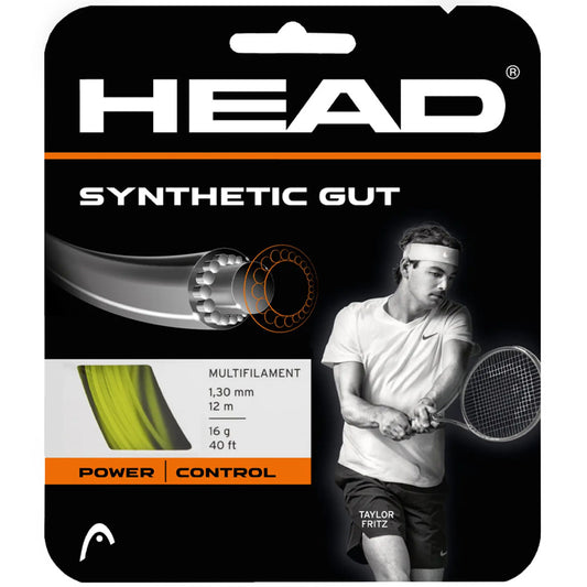 HEAD Synthetic Gut 16G Yellow Tennis Strings