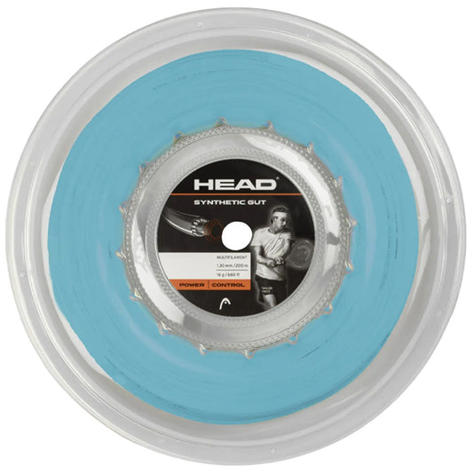 HEAD Synthetic Gut 200M Tennis Strings Reel , Blue