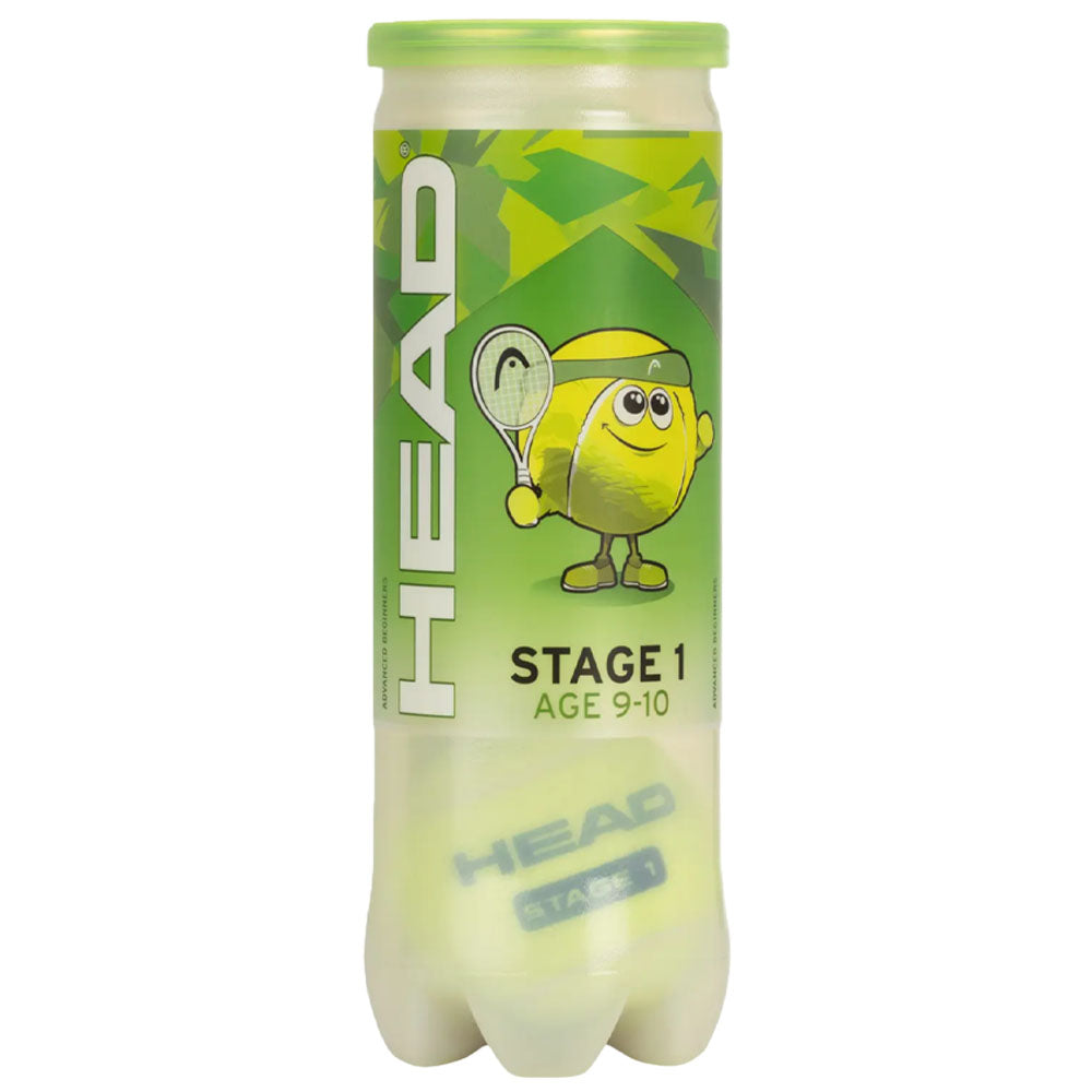 HEAD T.I.P. Green 3 Tennis Balls Single Can