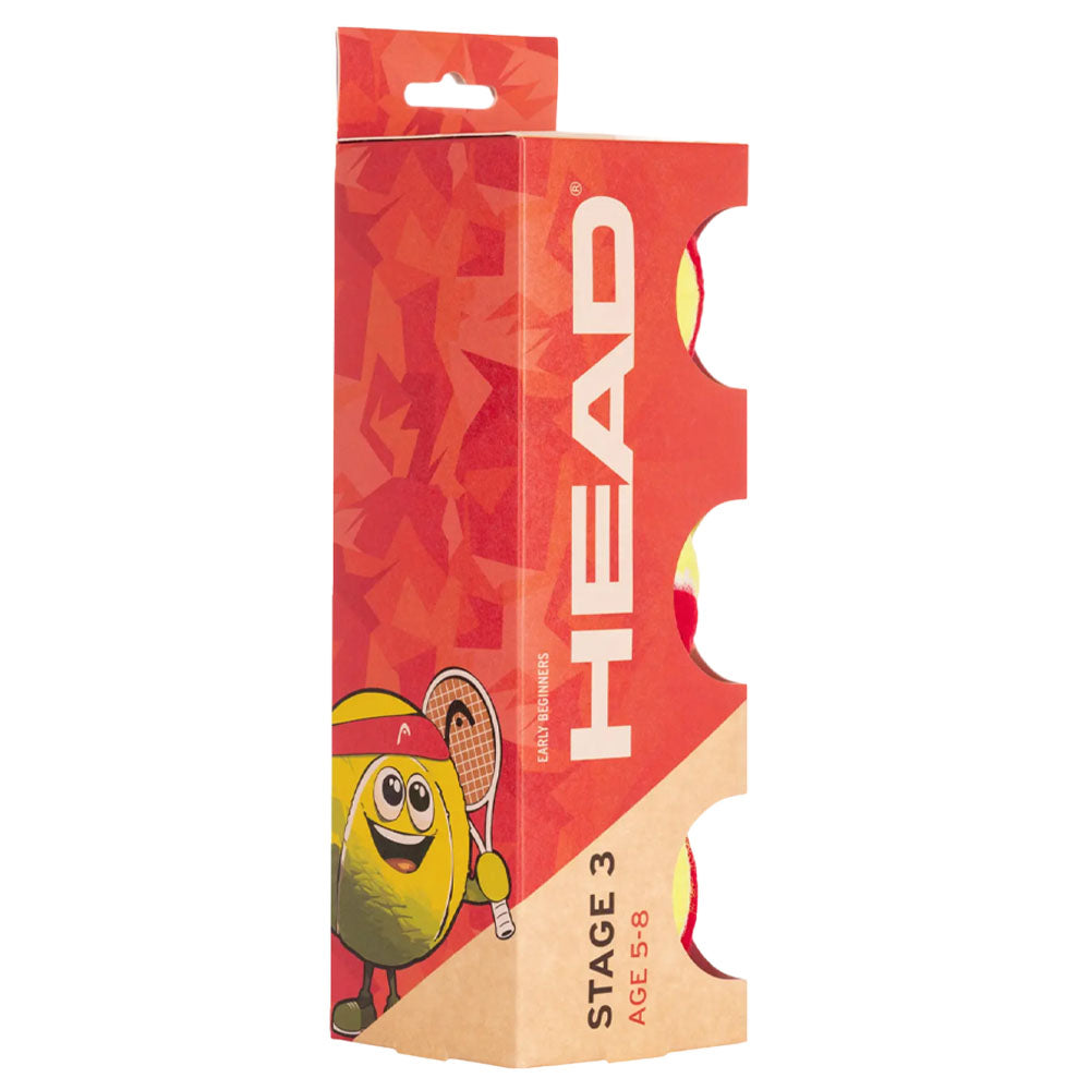 HEAD T.I.P. Red 3 Tennis Balls Single Can