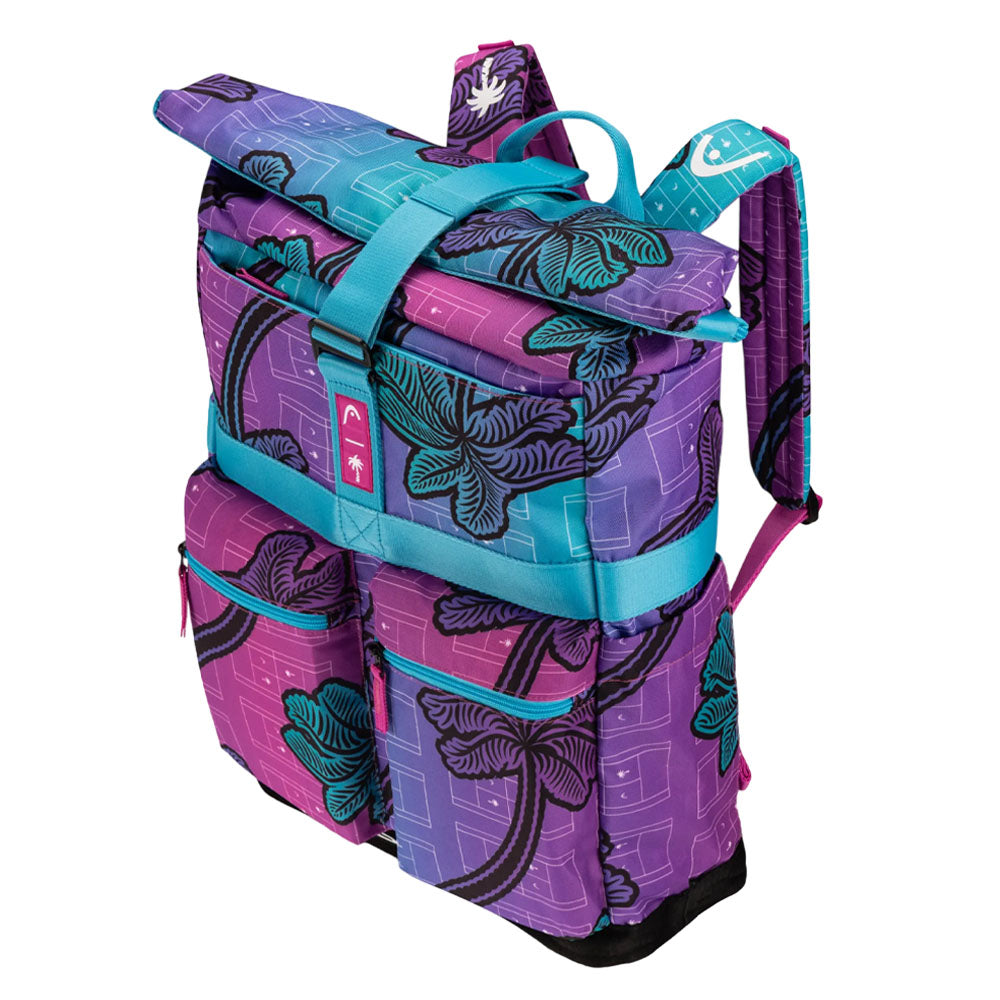 HEAD Tour Backpack 30L Palm Tree Crew Purple And Blue