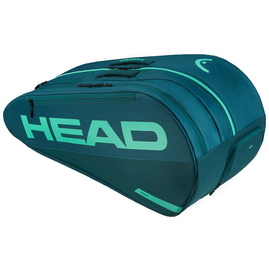 HEAD Tour Racquet Tennis Bag L 9 Pack , Green