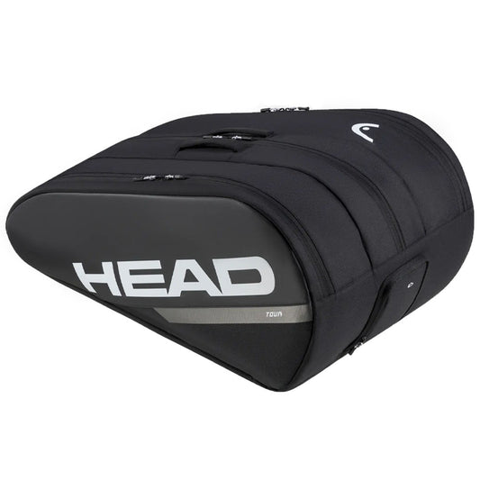 HEAD Tour Racquet Tennis Bag XL 12 Pack , Black-White