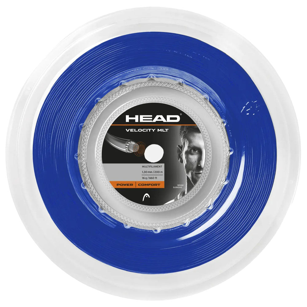 HEAD Velocity MLT 200M Tennis Strings Reel , Blue