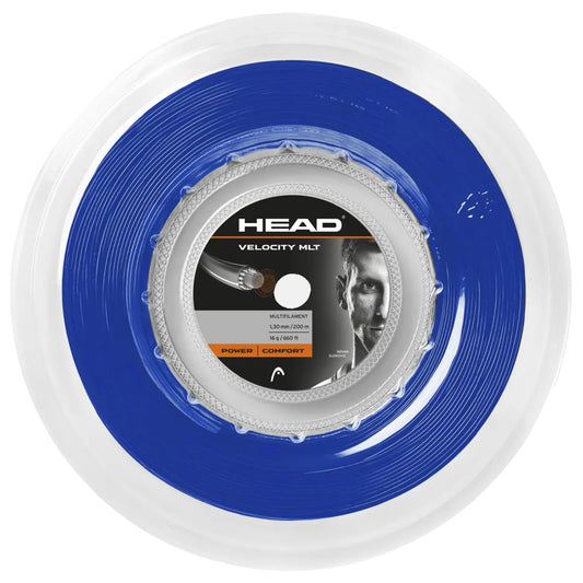 HEAD Velocity MLT 200M Tennis Strings Reel , Blue