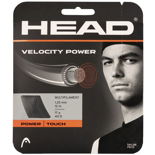 HEAD Velocity Power 17G Black Tennis Strings