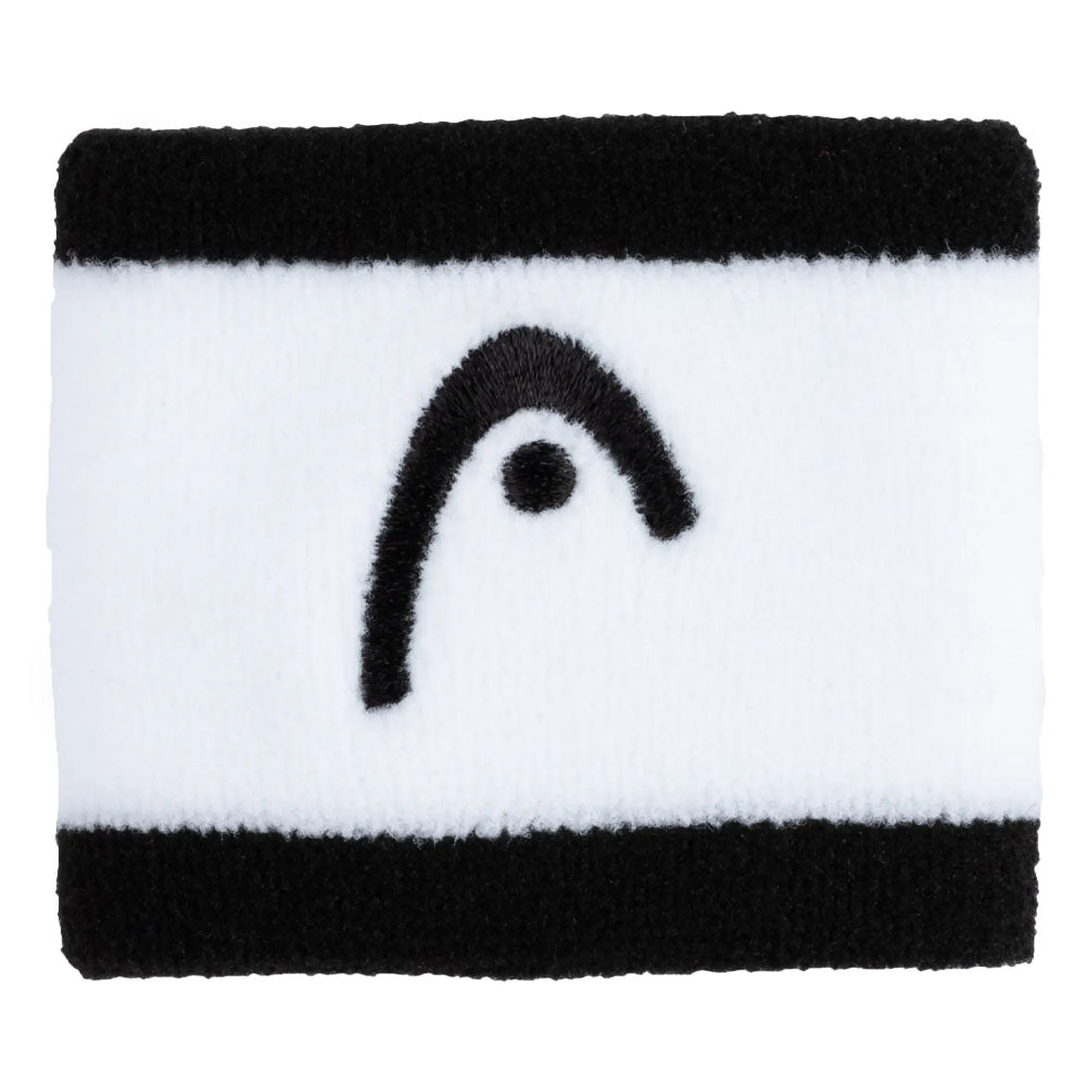 HEAD Wristband Striped 2.5“ , Black/White