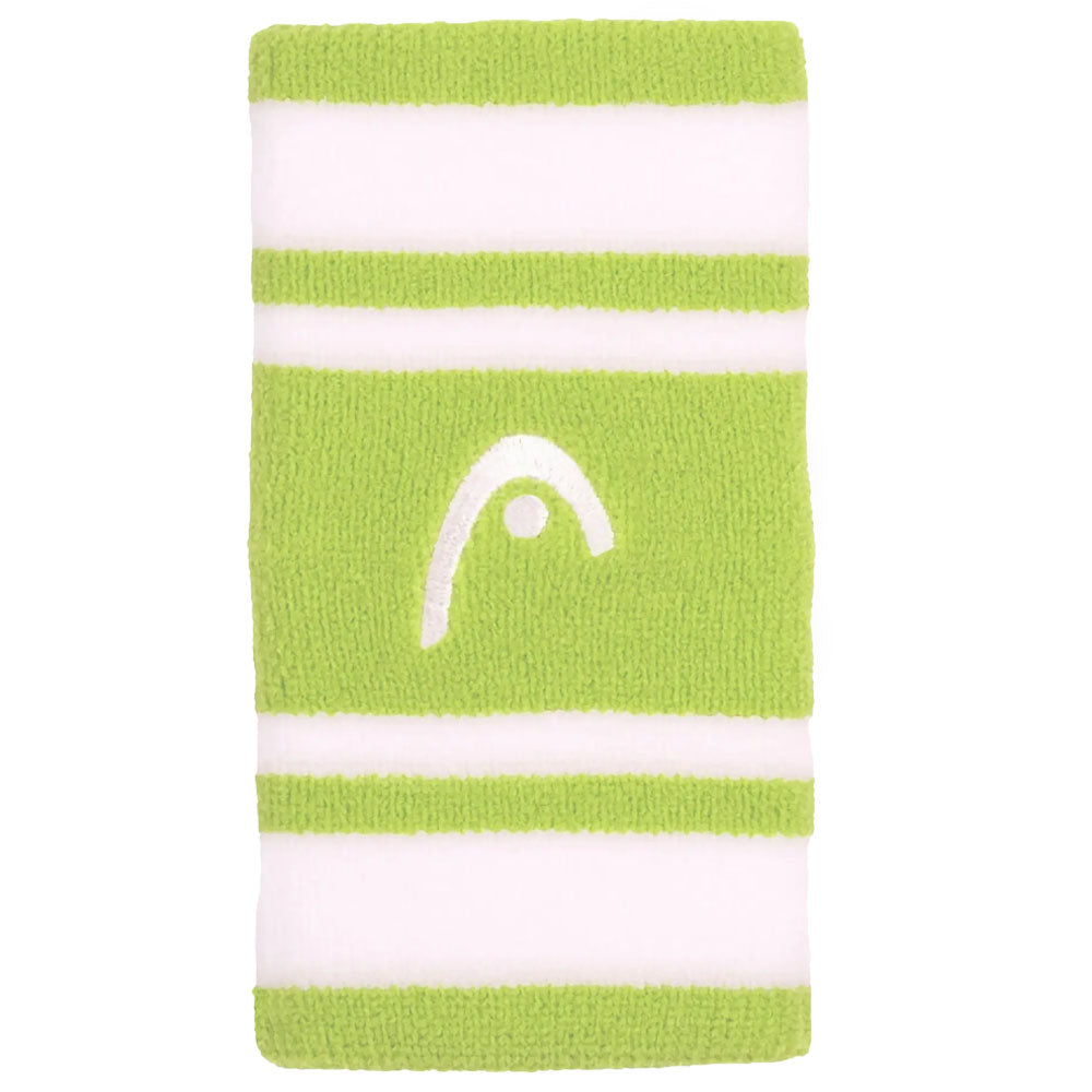 HEAD Wristband Striped 5“ , Lila/White
