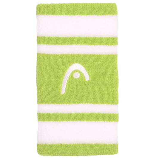 HEAD Wristband Striped 5“ , Lila/White