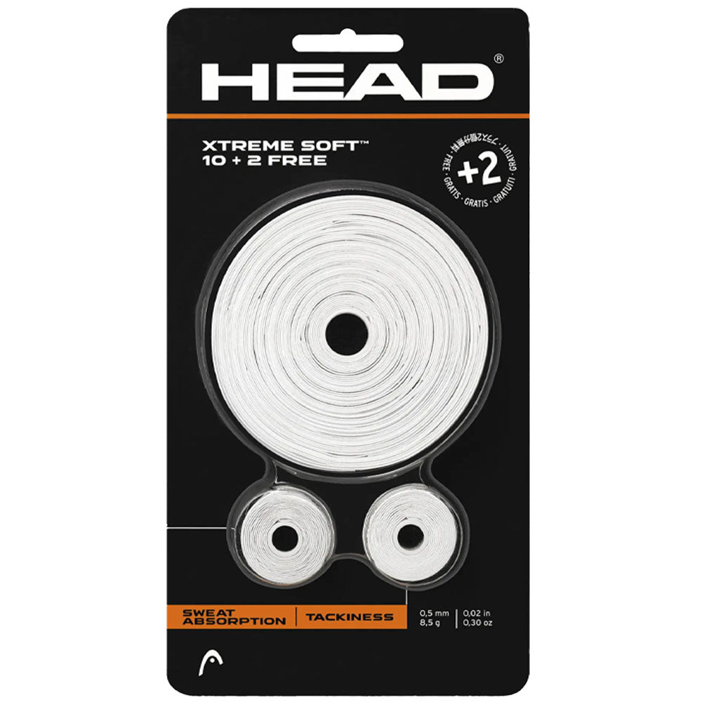 HEAD Xtremesoft™ 10+2 Tennis Overgrip , White