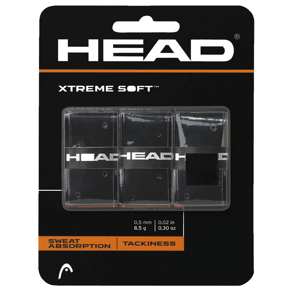 HEAD Xtremesoft™ Overgrip , Black 3 Pack