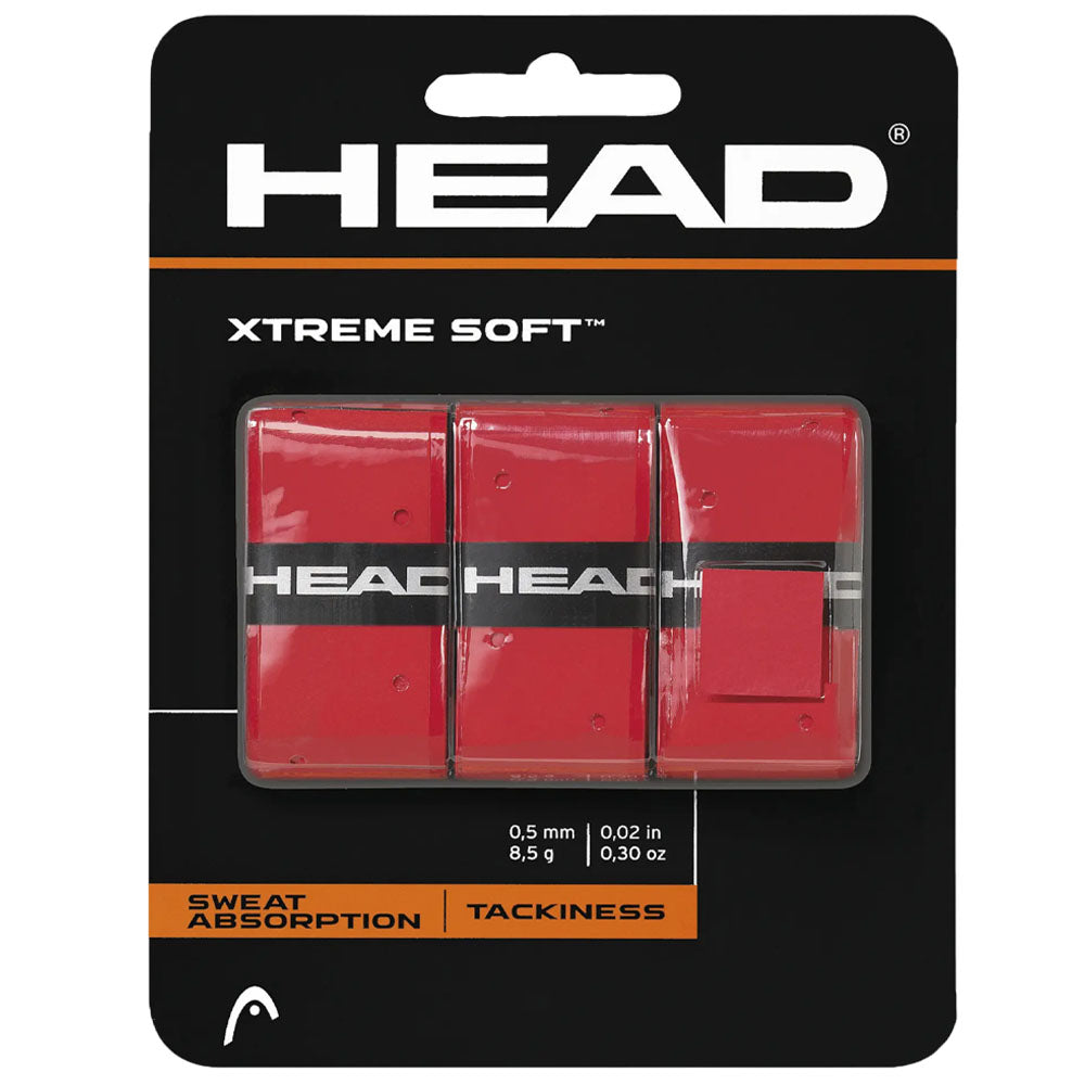 HEAD Xtremesoft™ Overgrip , Red 3 Pack
