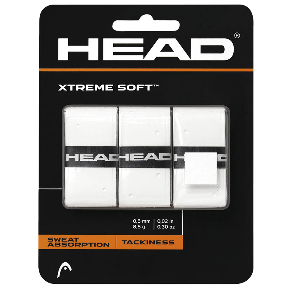 HEAD Xtremesoft™ Overgrip , White 3 Pack