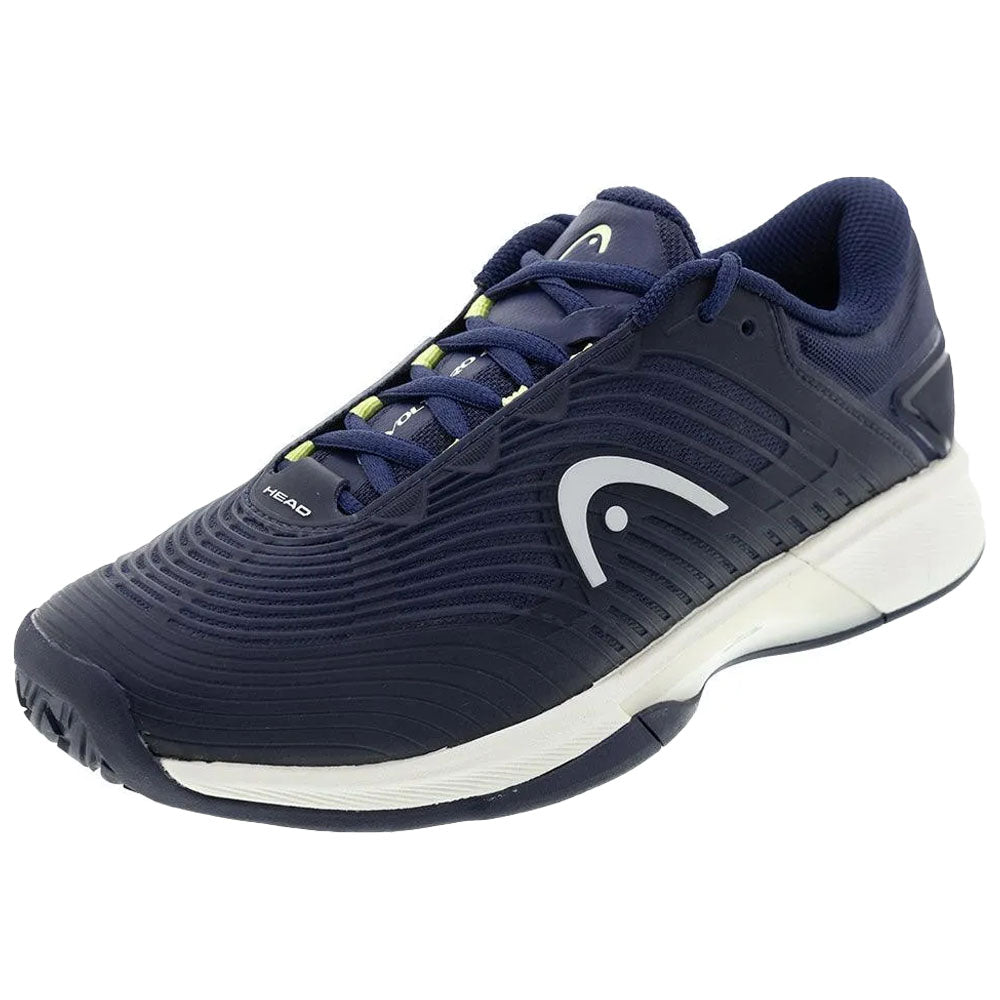 Head Men's Revolt Pro 4.5 Tennis Shoes Navy/Lime