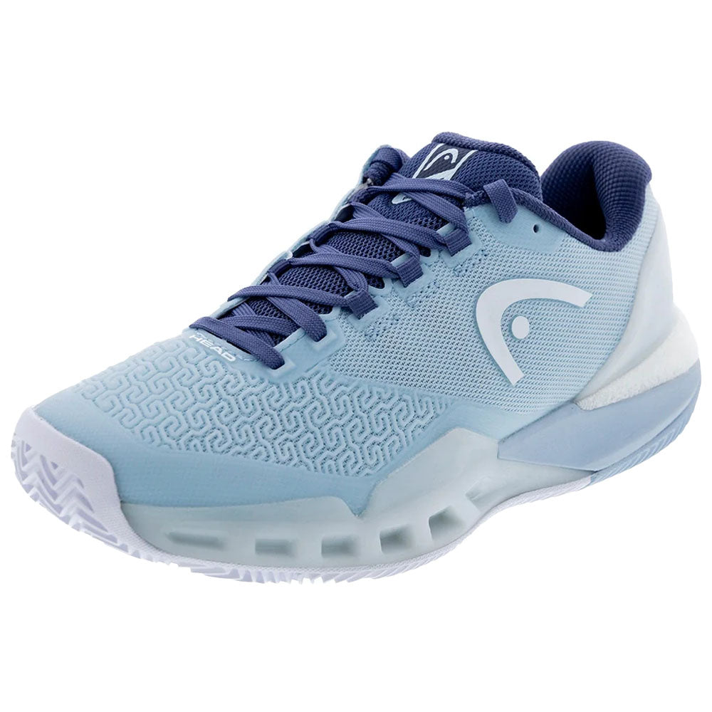 Head Women's CLAY Court Revolt Pro 5.0 Tennis Shoes Light/Dark Blue